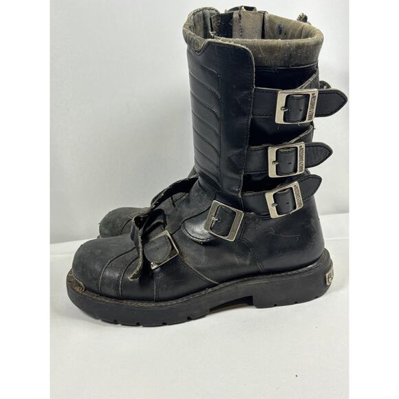Vintage Harley-Davidson Motorcycle Boots main image 6